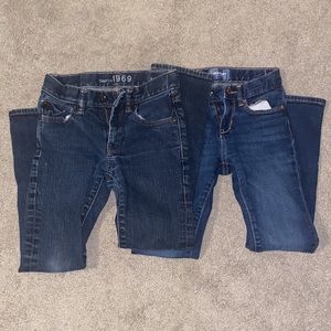 Size 8 slim- Two pairs of girls jeans